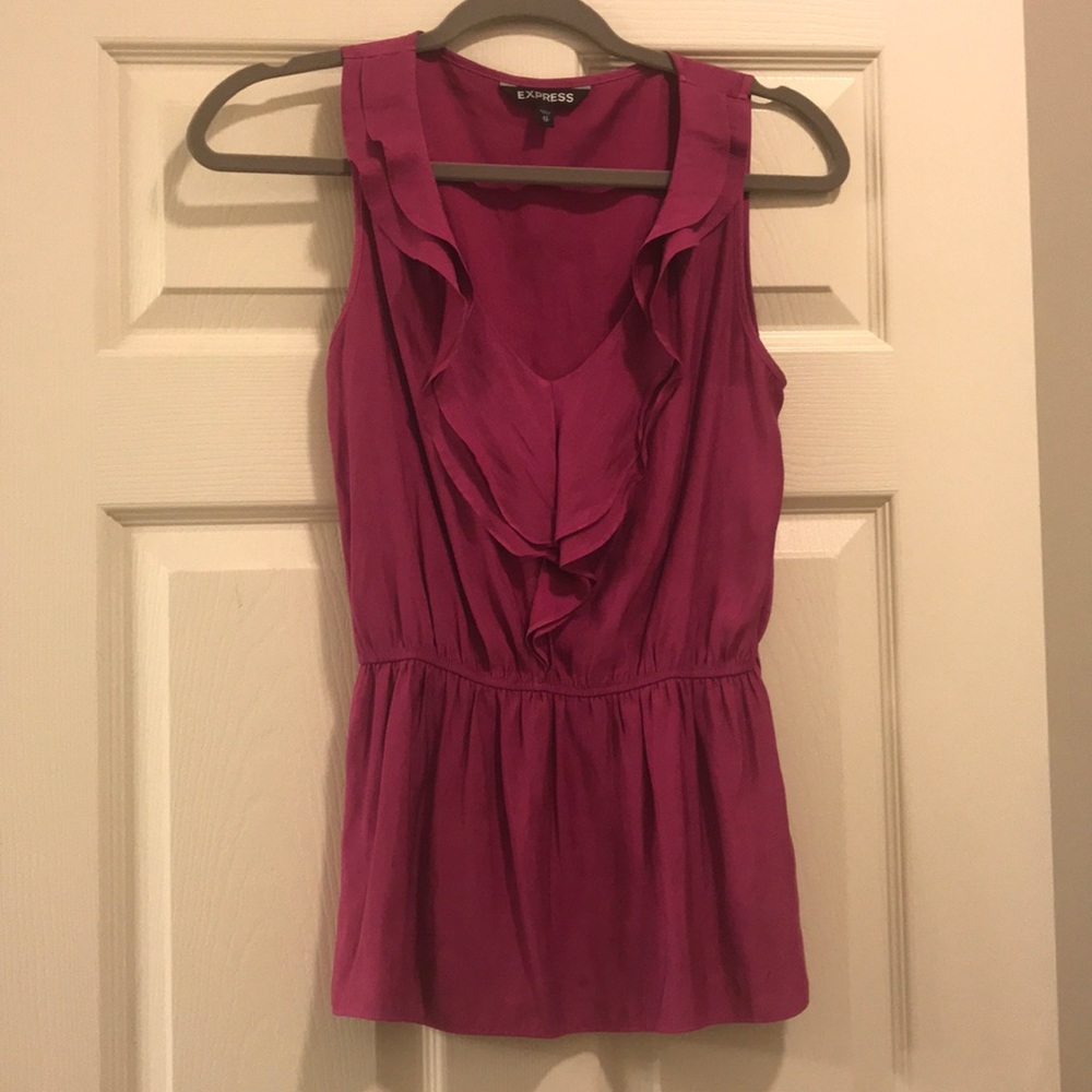 Express ruffled top